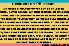 Google classroom header physical education class multicolour simple illustrative style - 1